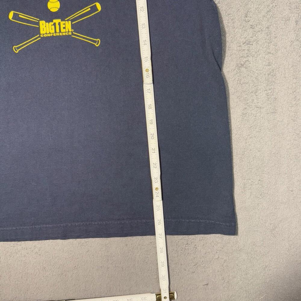 Vintage Michigan Wolverines Baseball Big Ten Conference T-shirt Champion Large - Picture 4 of 7